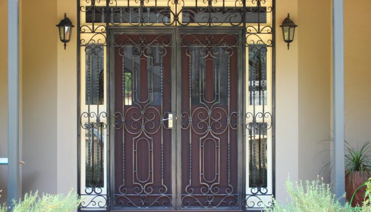 Install Wrought Iron Front Doors